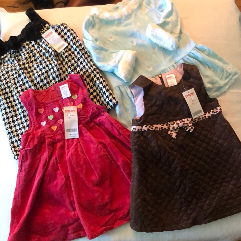 Gymboree vintage corduroy dresses NWT